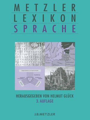 cover image of Metzler Lexikon Sprache